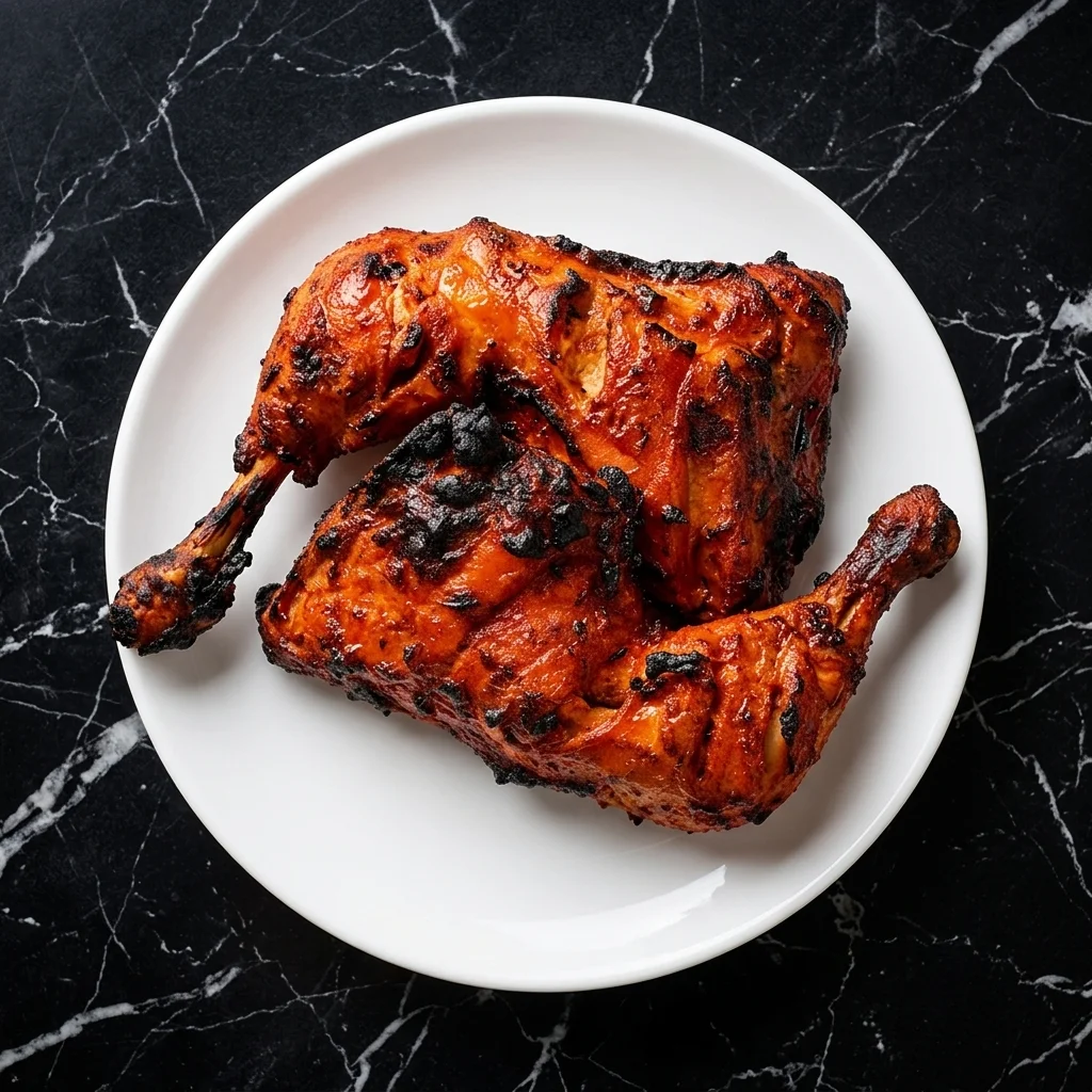 Tandoori chicken and grilled specialties at Hyderabad Biryani House, Fraser Street Vancouver BC